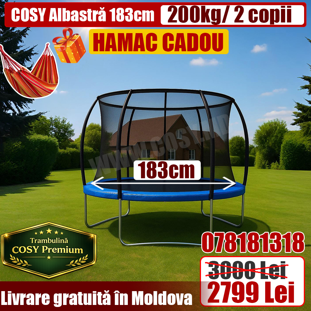Trambulina COSY 1.83m Albastru