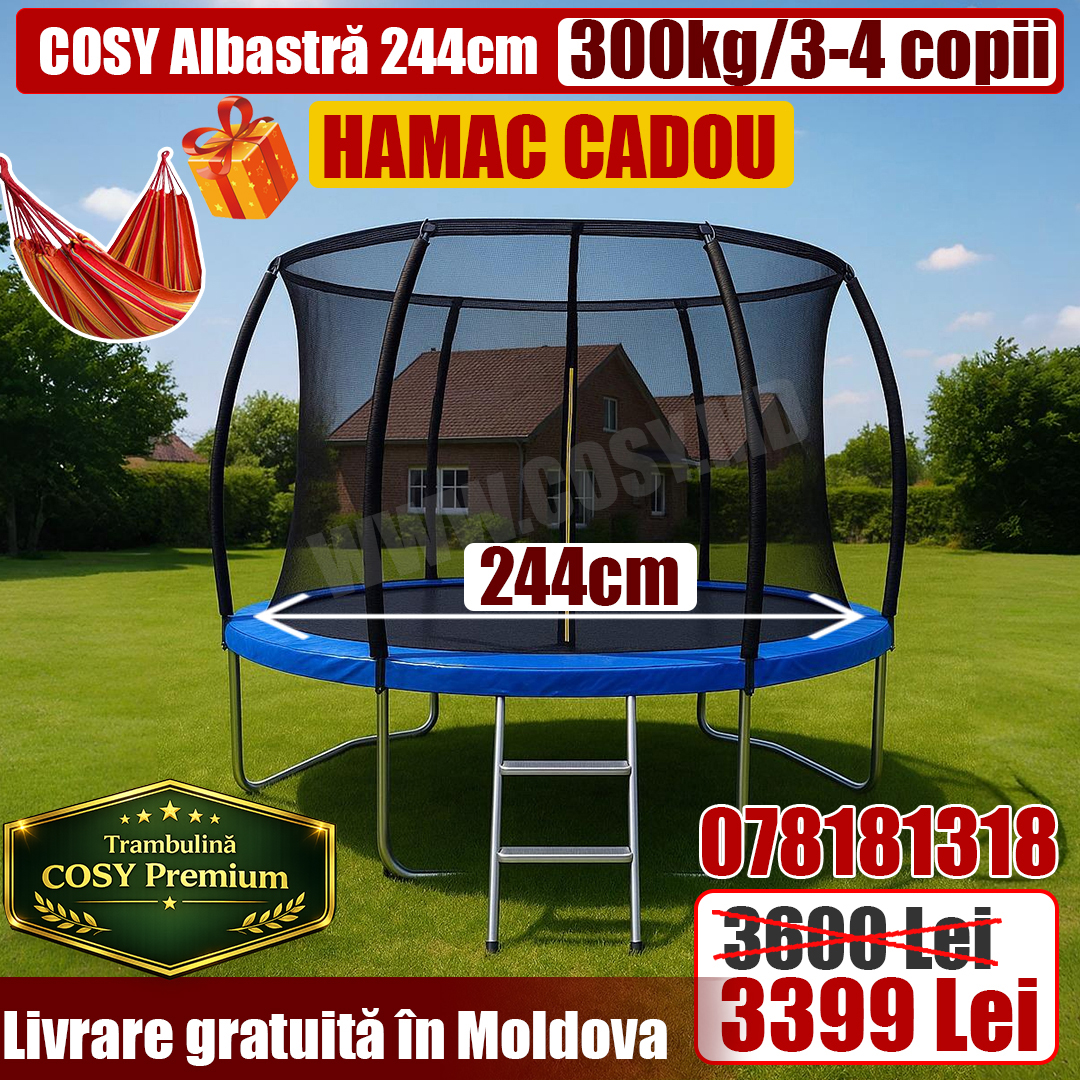 Trambulina COSY 1.83m Albastru
