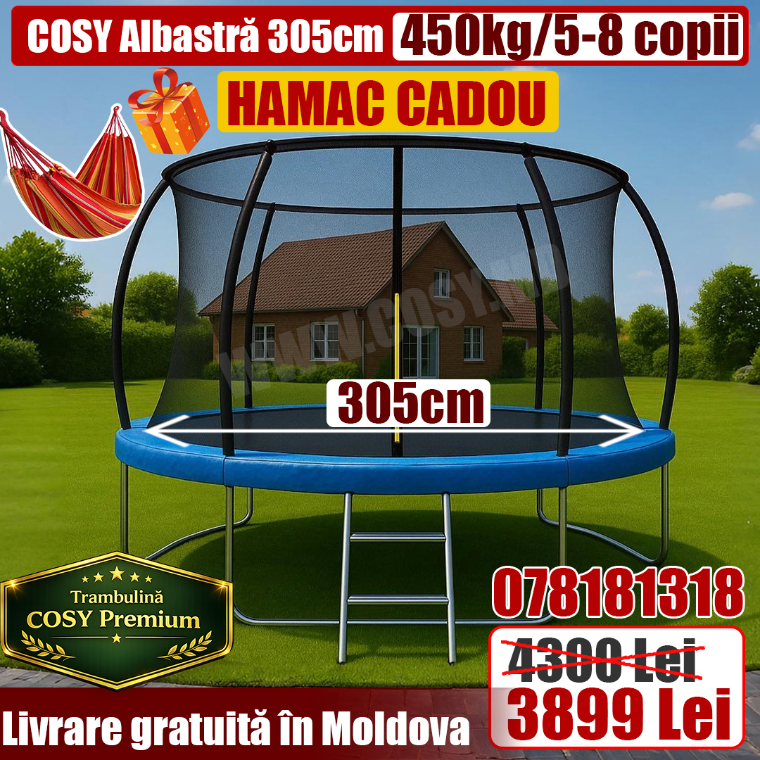 Trambulina COSY 1.83m Albastru